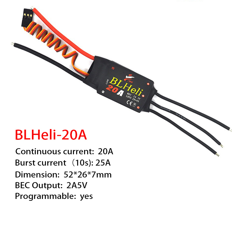 1-3 pces sem escova esc blheli - Drone Motor avaliação e preço