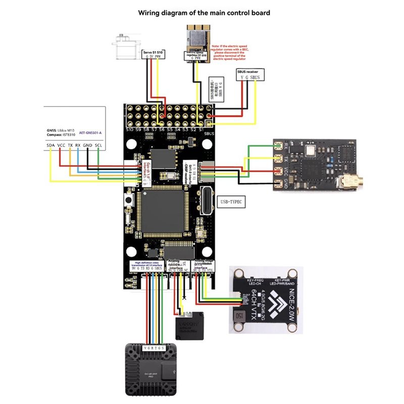 Controlador de Voo Y44A F405 p - Drone Gps Module avaliação e preço
