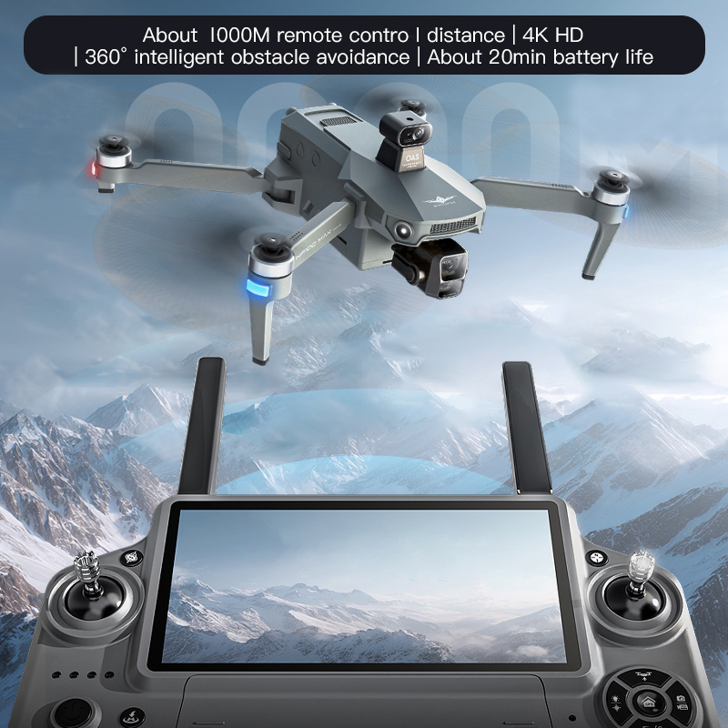 Kf100 max gps drone 4k câmera  - Drone Gimbal avaliação e preço