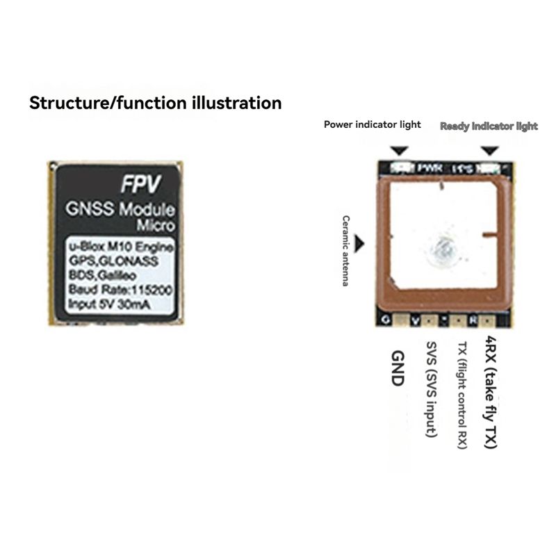 Módulo GPS B16C-For RUSHFPV GN - Drone Gps Module avaliação e preço