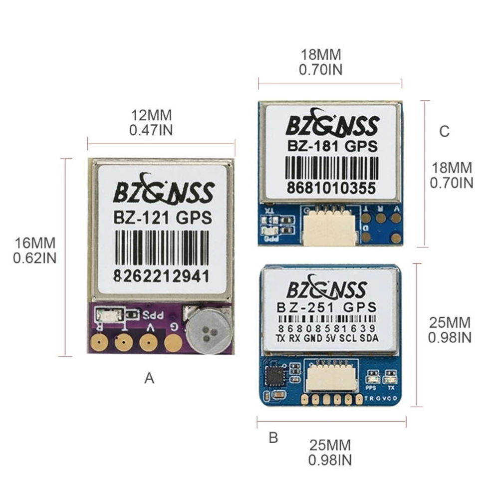 Módulo GPS BZ-181 de Protocolo - Drone Gps Module avaliação e preço