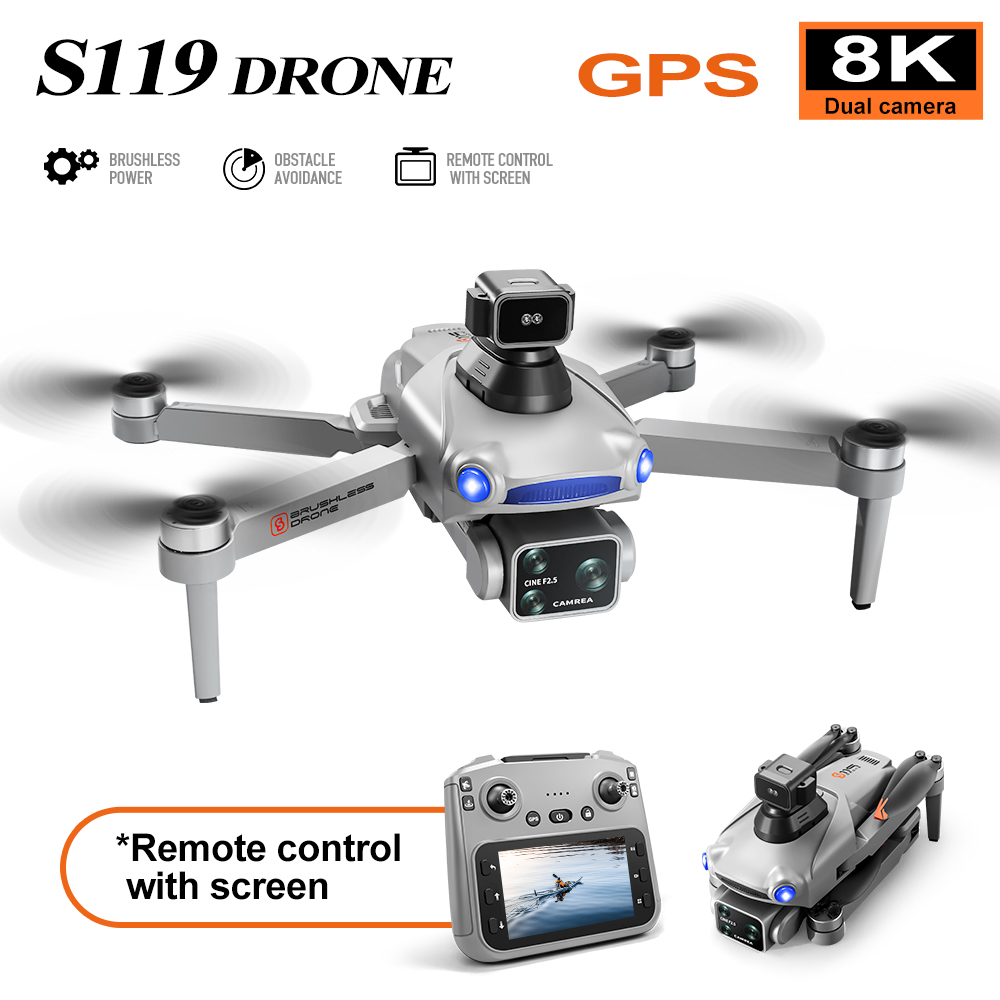 Drone GPS S119 de Ultra Longa  - Drone Gps Mount avaliação e preço