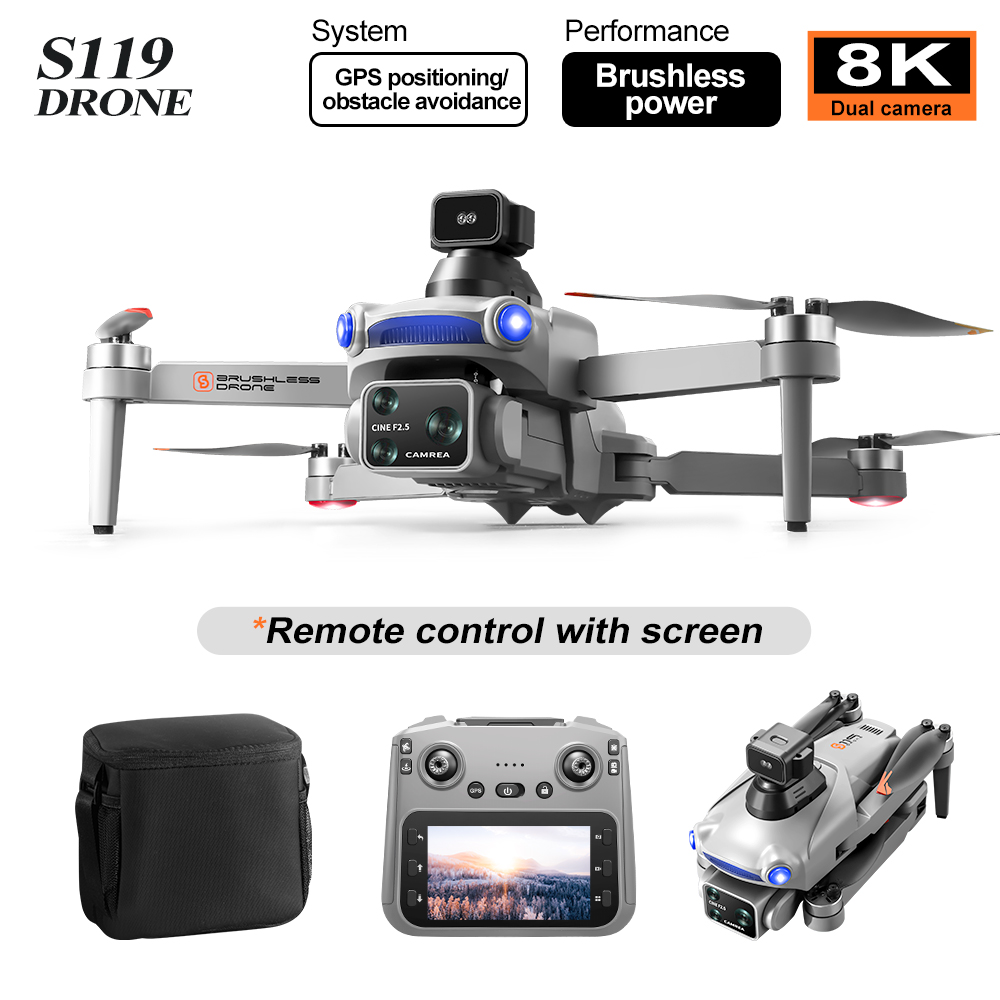 Drone GPS S119 de Ultra Longa  - Drone Gps Mount avaliação e preço